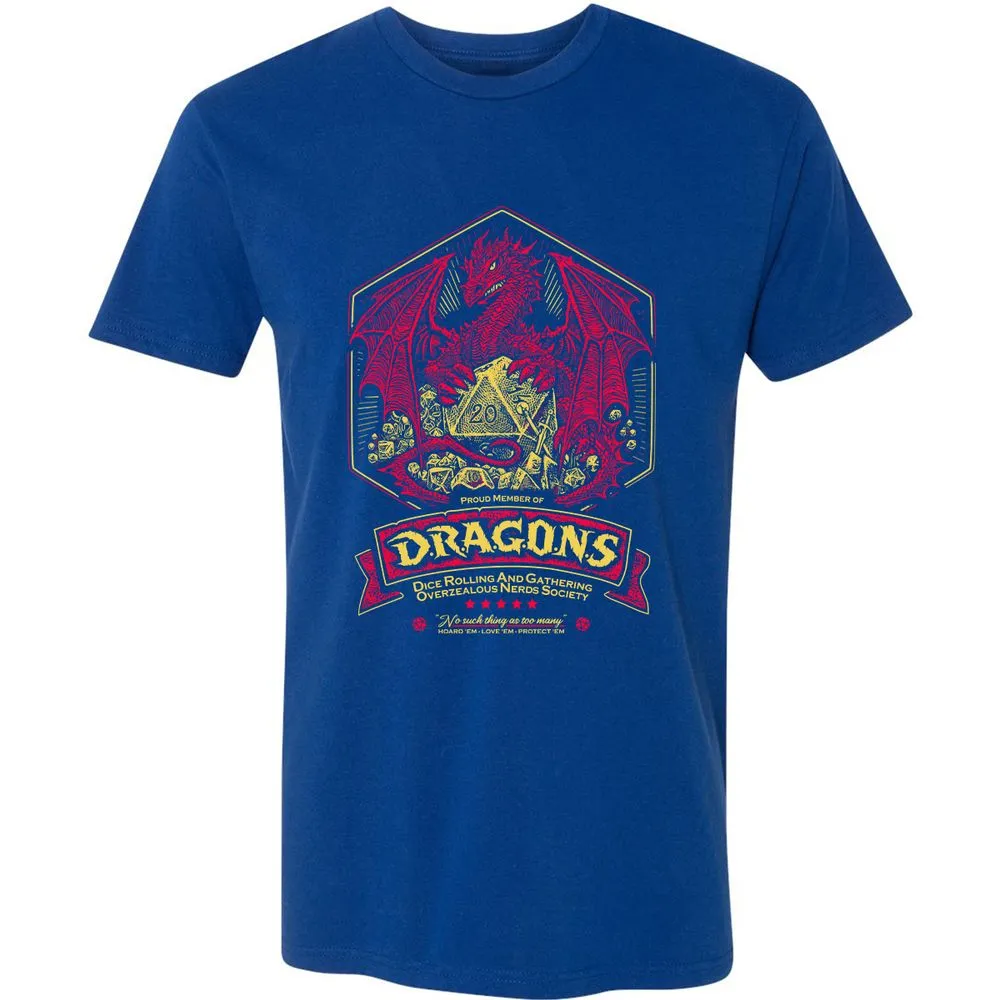 Fantasy Dragon With Dice - Royal - 10