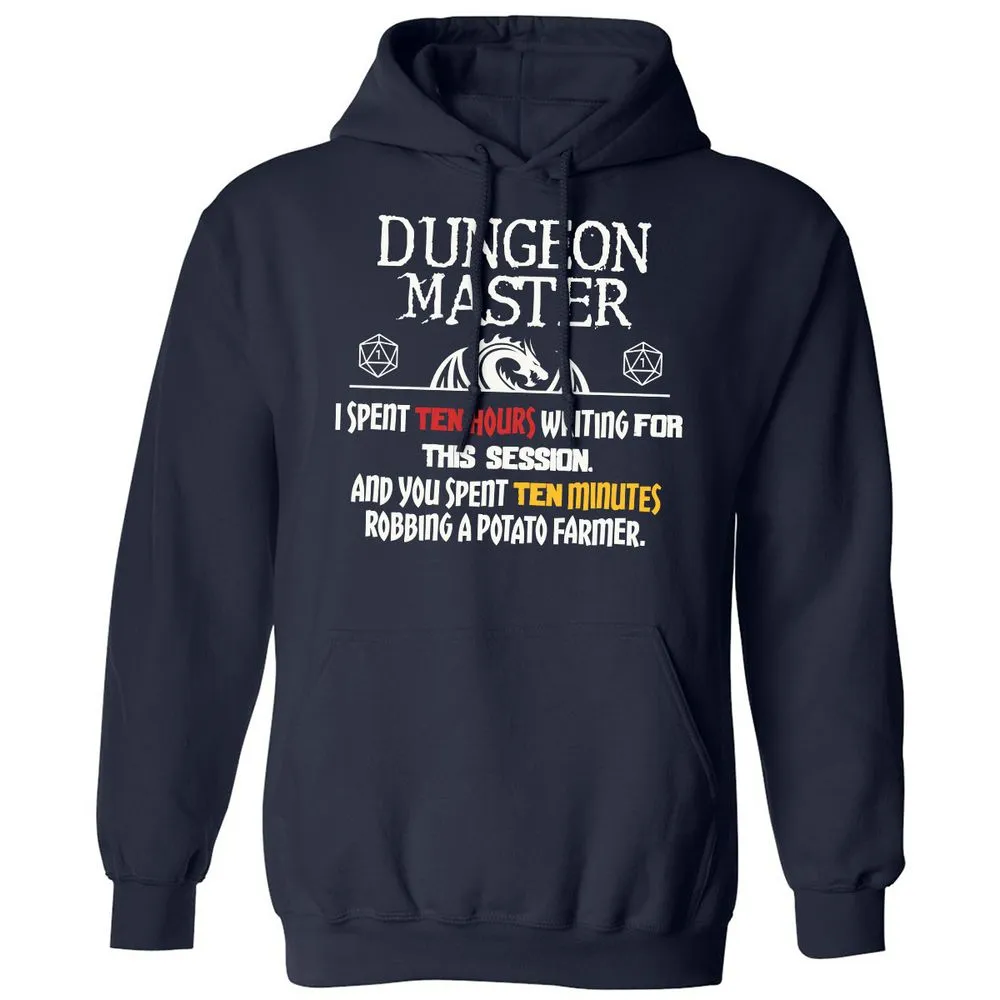 Dungeon Master Chaos Meme Classic Unisex Hoodie - Navy - 2