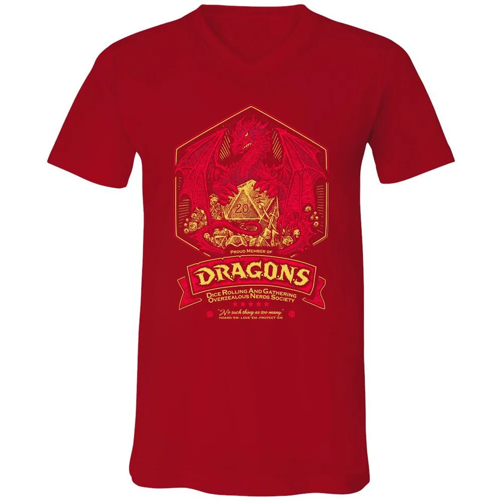 Fantasy Dragon With Dice - Red - 3