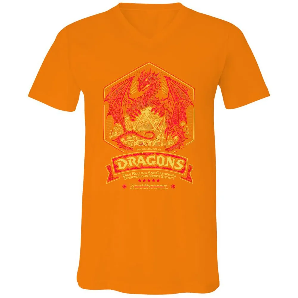 Fantasy Dragon With Dice - Orange - 11