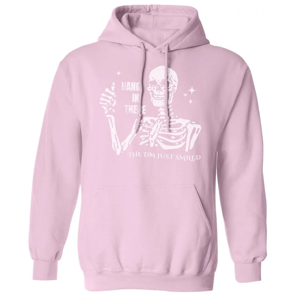 Hang In There – The DM Just Smiled Skeleton - Light Pink - 3