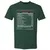 ADHD&D Nutrition Facts Premium Unisex T-Shirt - Forest Green - 13