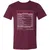 ADHD&D Nutrition Facts Unisex V-Neck T-Shirt - Maroon - 6