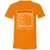 ADHD&D Nutrition Facts Unisex V-Neck T-Shirt - Orange - 11