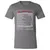 ADHD&D Nutrition Facts Unisex V-Neck T-Shirt - Deep Heather - 13