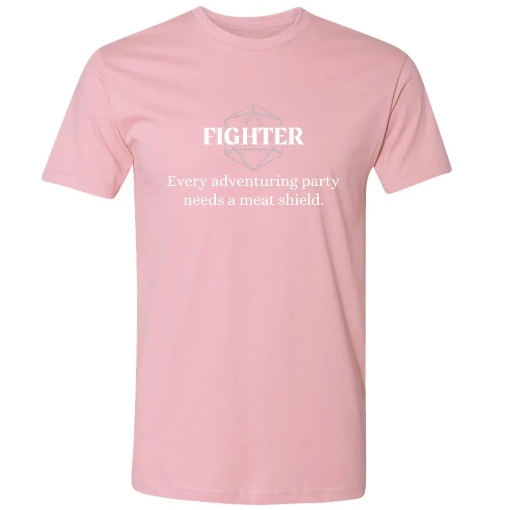 Fighter – Every Party Needs A Meat Shield Premium Unisex T-Shirt - Light Pink - 3