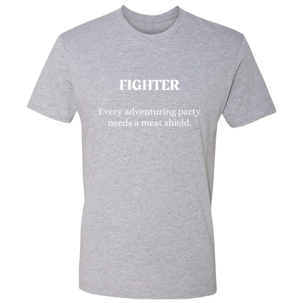 Fighter – Every Party Needs A Meat Shield Premium Unisex T-Shirt - Heather Grey - 9