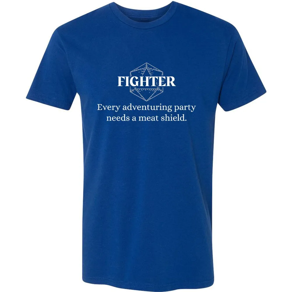 Fighter – Every Party Needs A Meat Shield Premium Unisex T-Shirt - Royal - 10