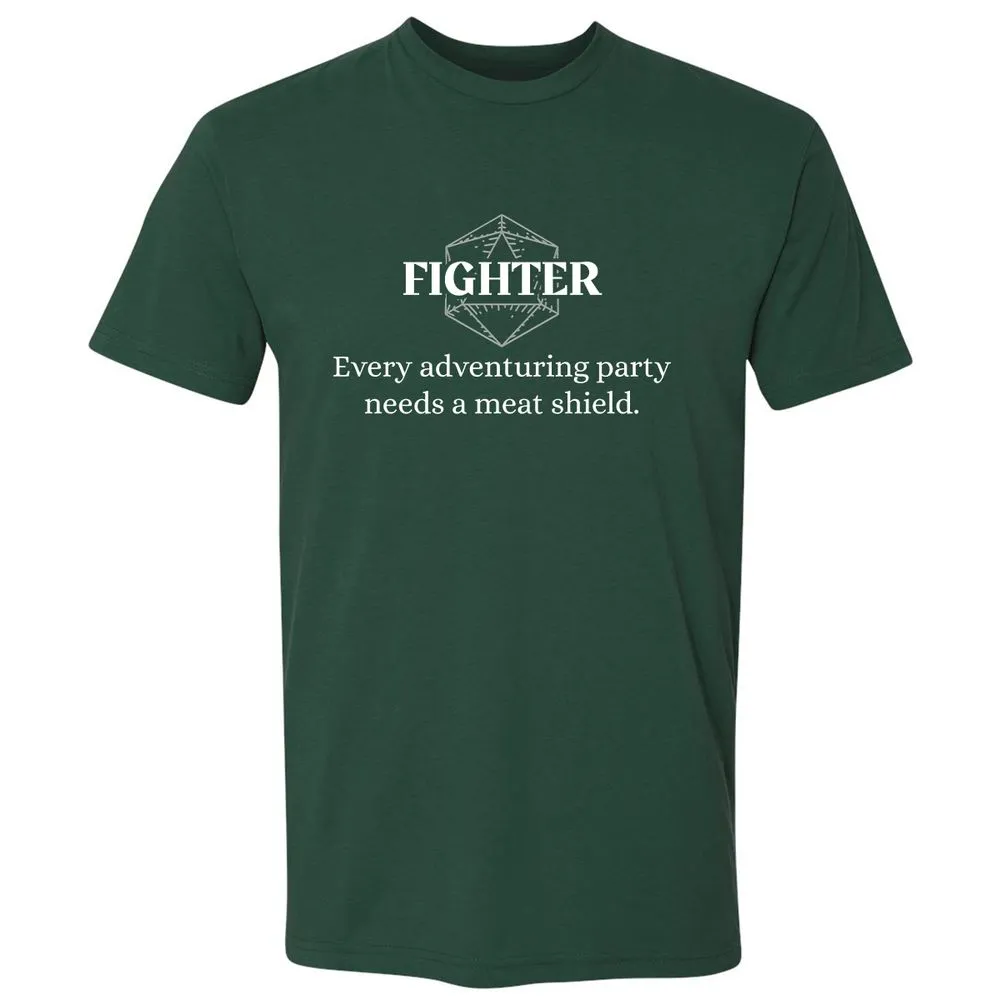 Fighter – Every Party Needs A Meat Shield Premium Unisex T-Shirt - Forest Green - 13