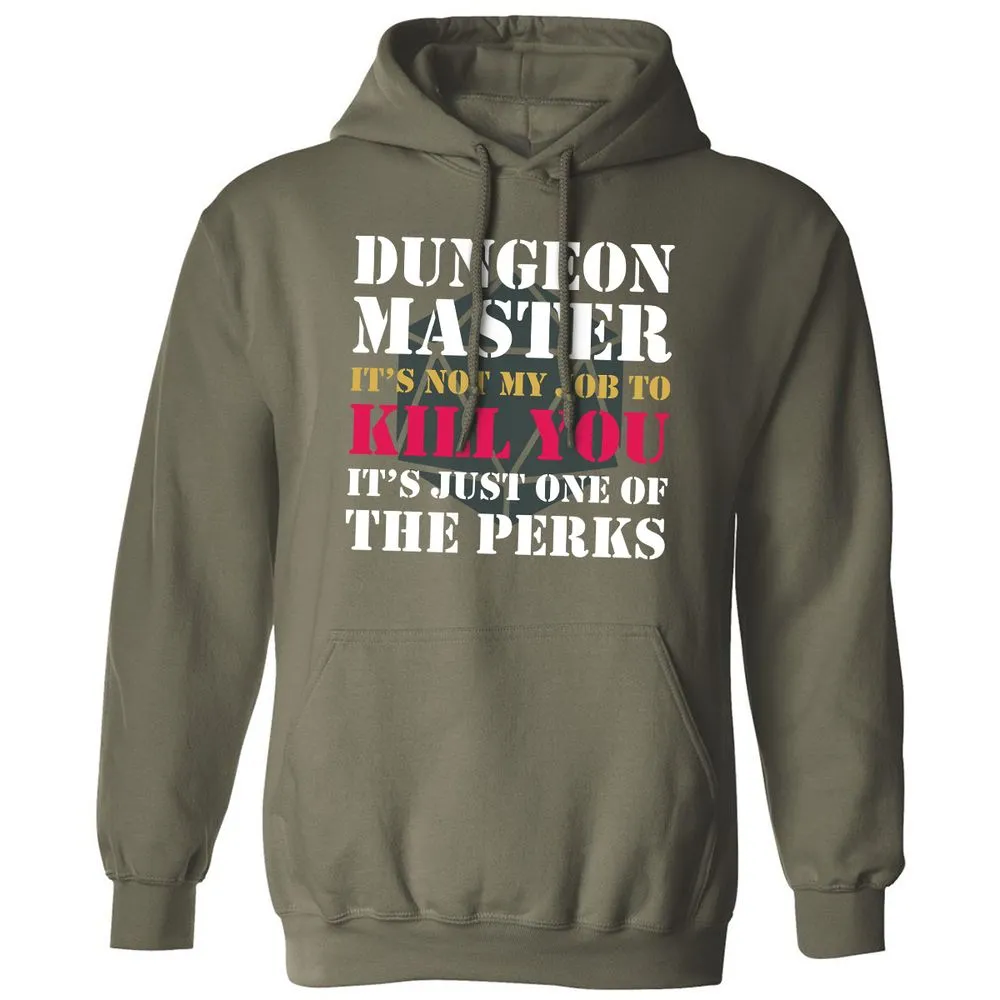 DUNGEON MASTER NOT MY JOB Classic Unisex Hoodie - Military Green - 4
