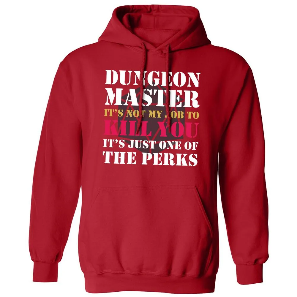 DUNGEON MASTER NOT MY JOB Classic Unisex Hoodie - Red - 5