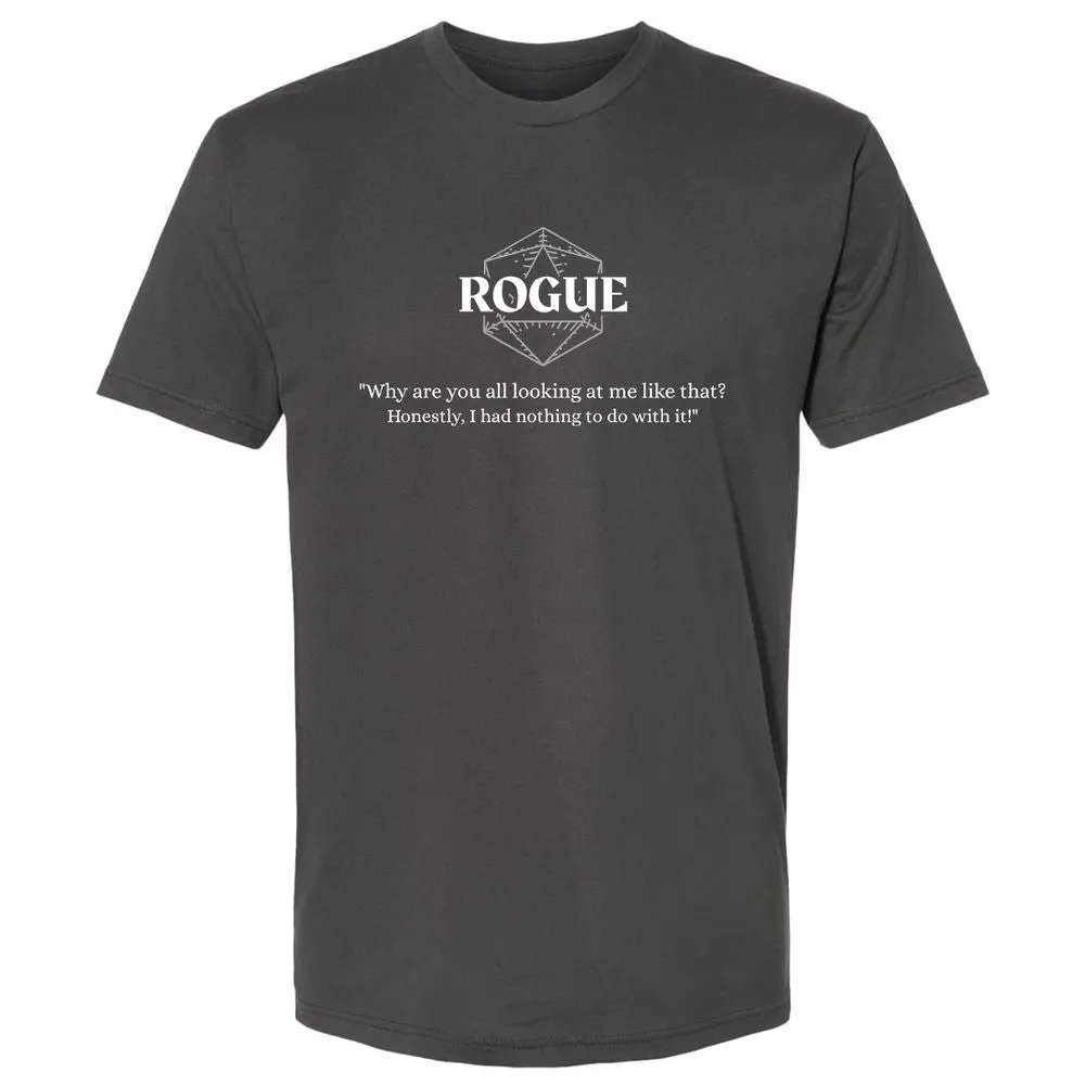 Rogue – Why Are You All Looking At Me Like That Premium Unisex T-Shirt - Heavy Metal - 8