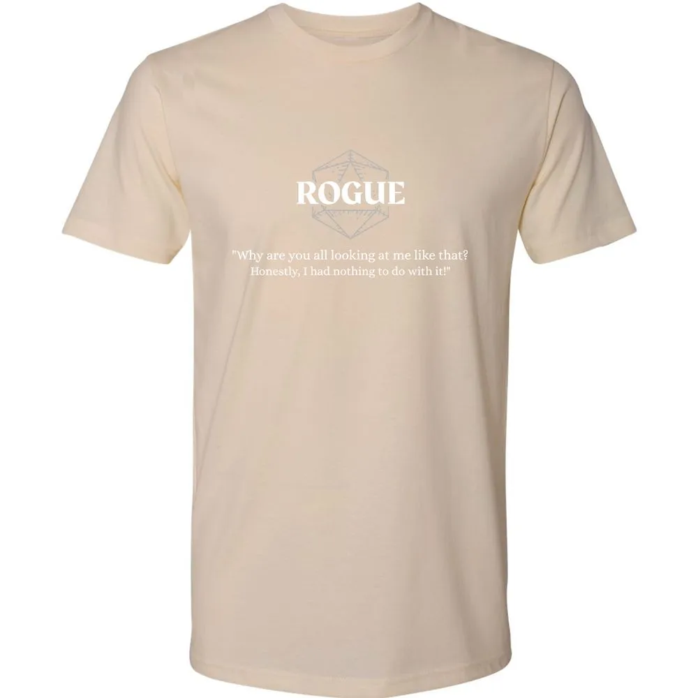 Rogue – Why Are You All Looking At Me Like That Premium Unisex T-Shirt - Cream - 14