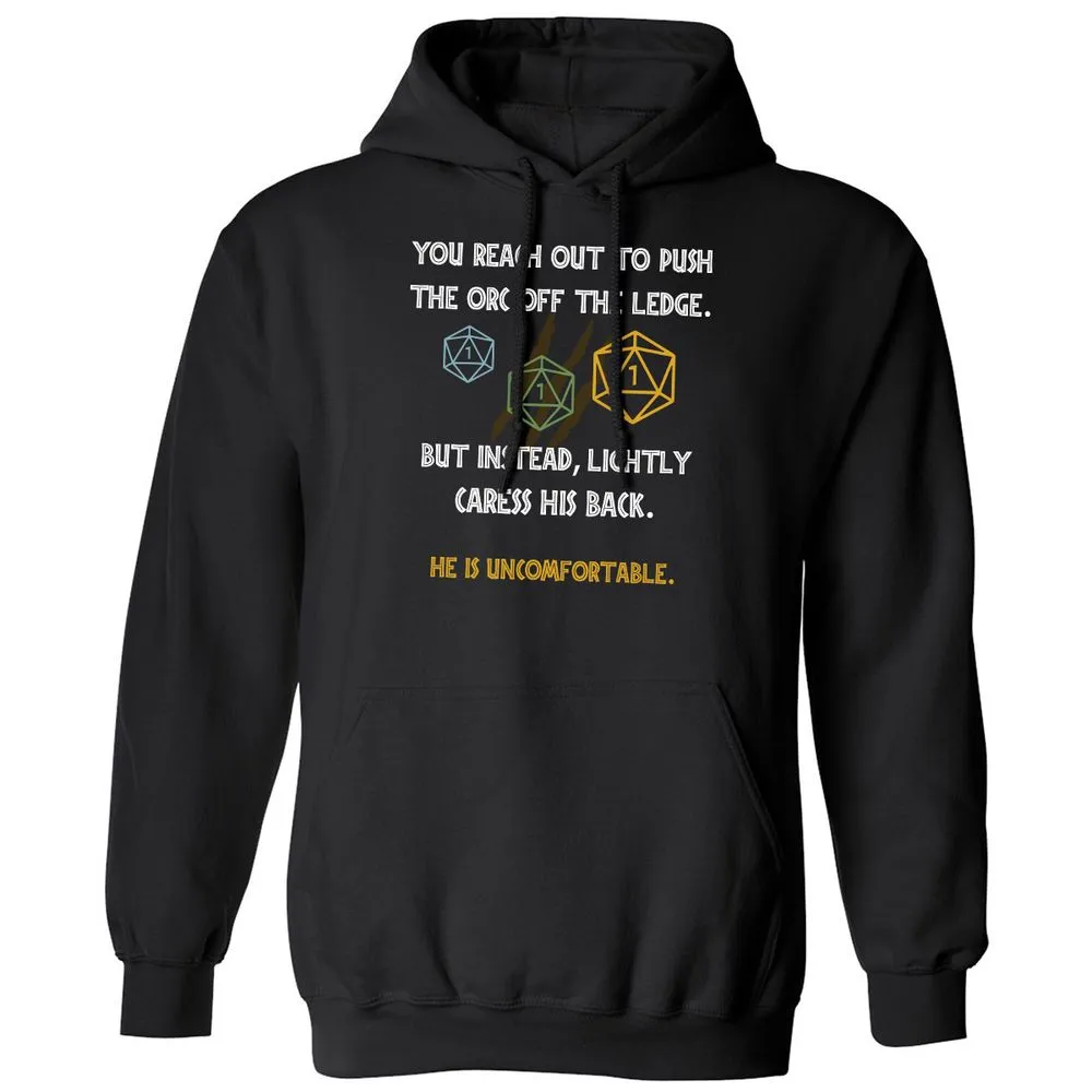 YOU REACH OUT TO PUSH Classic Unisex Hoodie - Black - 1