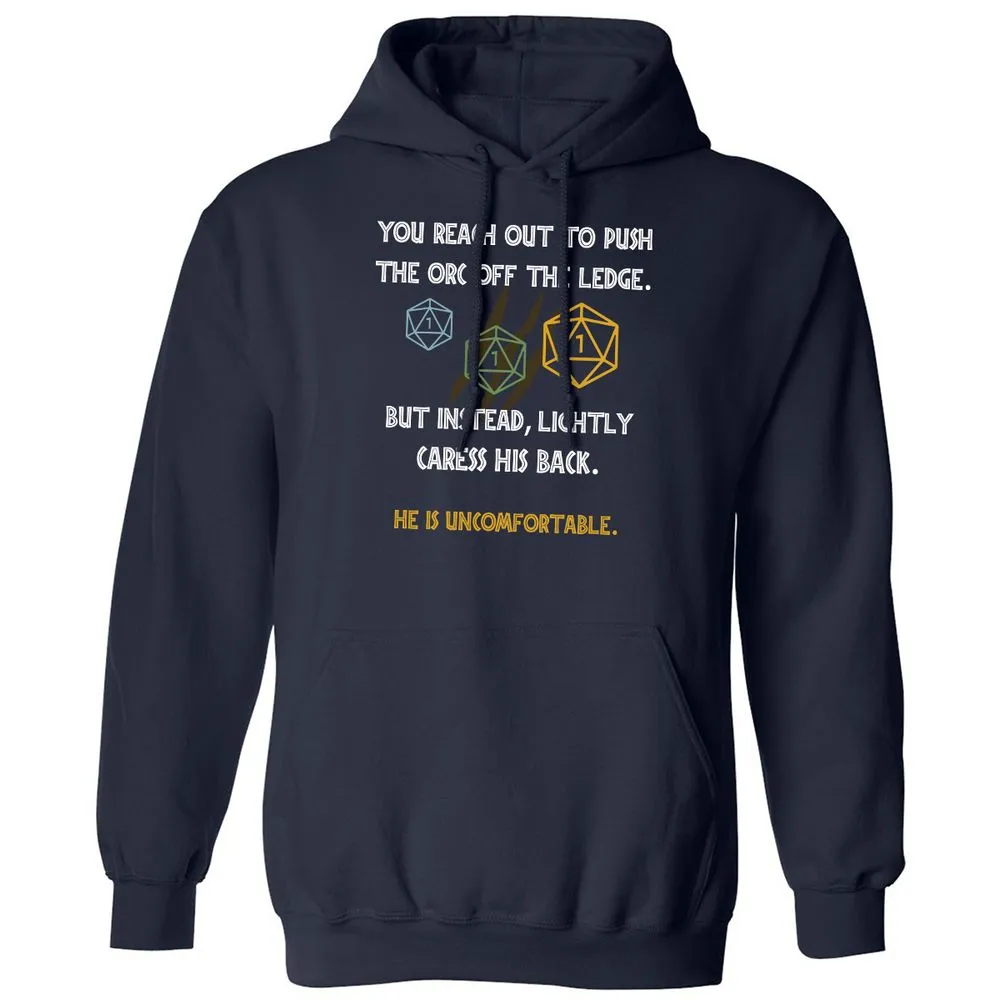 YOU REACH OUT TO PUSH Classic Unisex Hoodie - Navy - 2