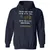 YOU REACH OUT TO PUSH Classic Unisex Hoodie - Navy - 2