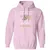 YOU REACH OUT TO PUSH Classic Unisex Hoodie - Light Pink - 3