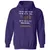 YOU REACH OUT TO PUSH Classic Unisex Hoodie - Purple - 6