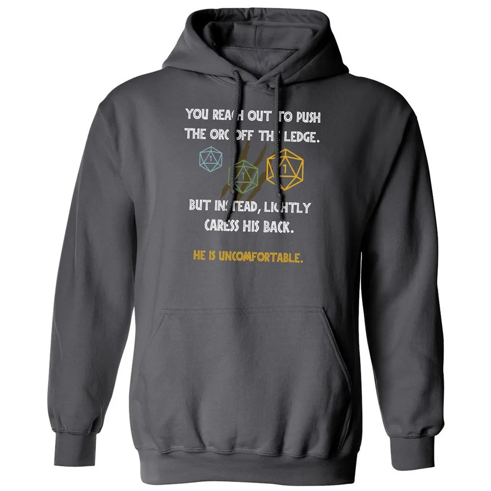 YOU REACH OUT TO PUSH Classic Unisex Hoodie - Charcoal - 7