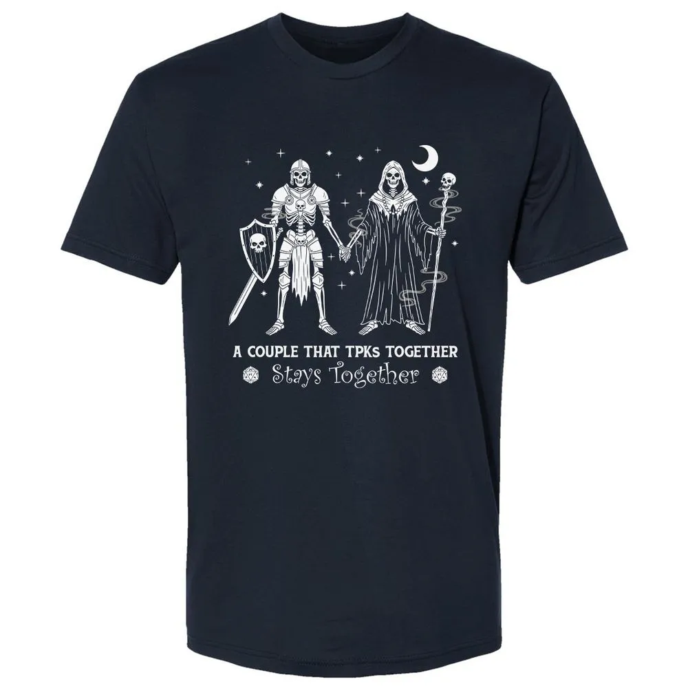 TPK Love – Skeleton Couple - Midnight Navy - 2
