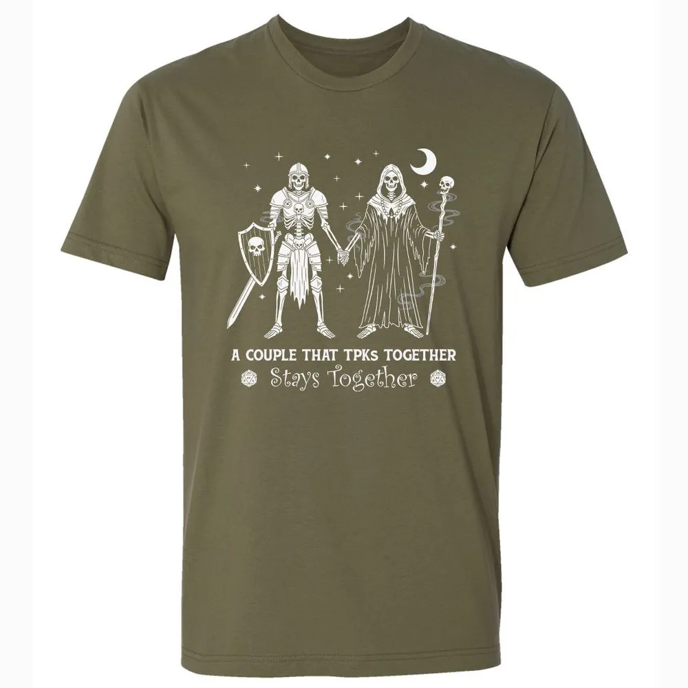 TPK Love – Skeleton Couple - Military Green - 5