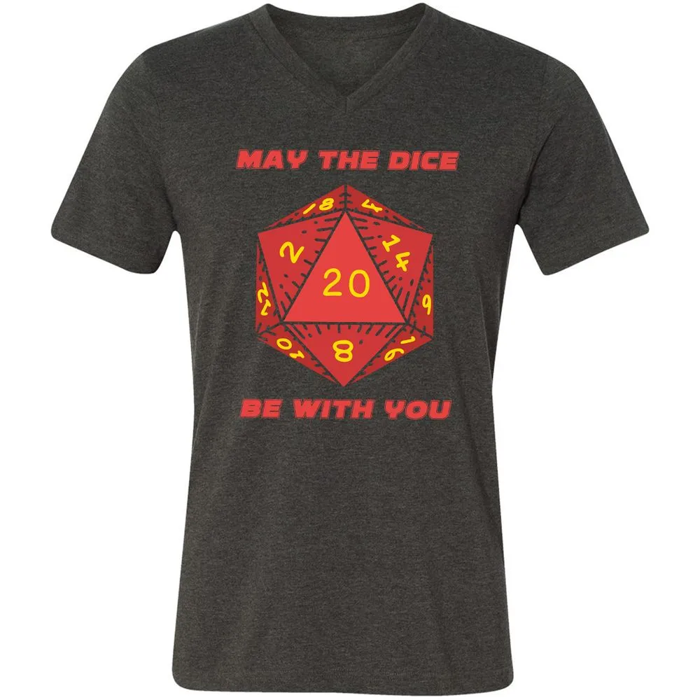 May the Dice Be With You - Dark Grey Heather - 8