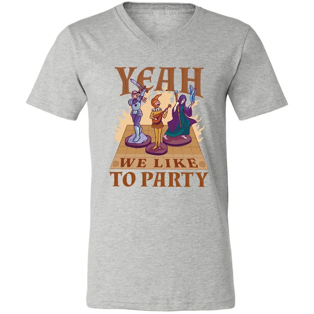 Yeah We Like to Party - Athletic Heather - 7