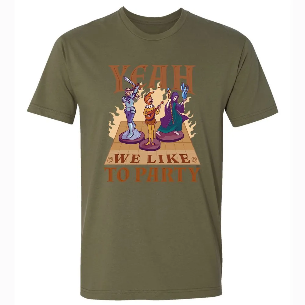 Yeah We Like to Party - Military Green - 5