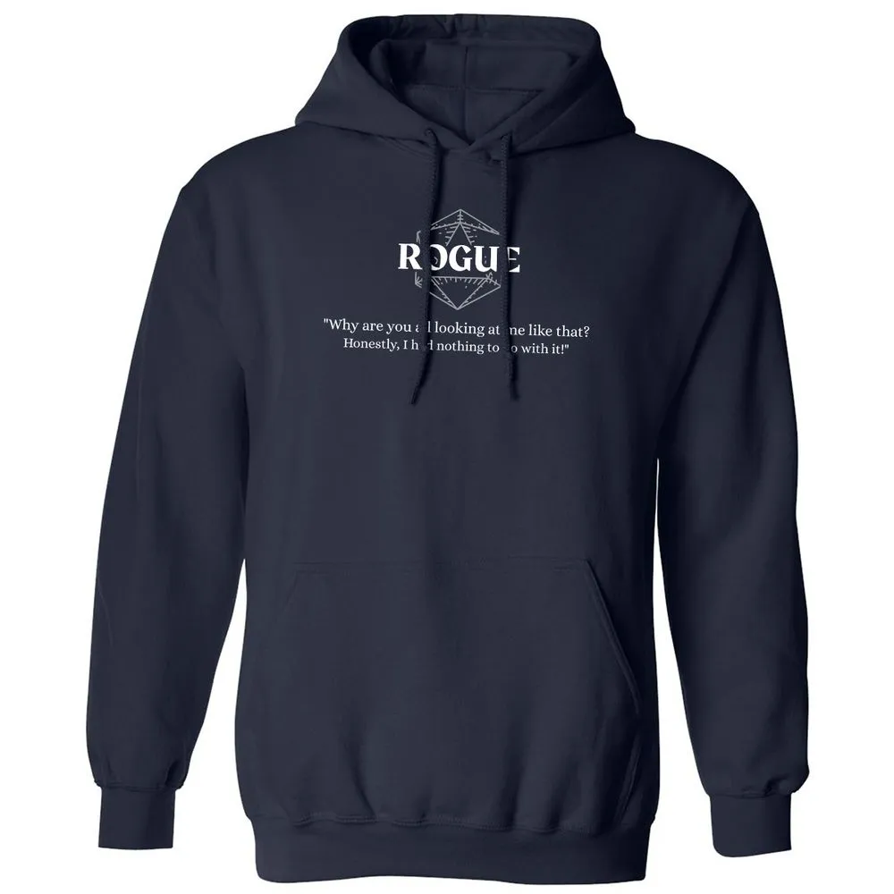 Rogue – Why Are You All Looking At Me Like That Classic Unisex Hoodie - Navy - 2