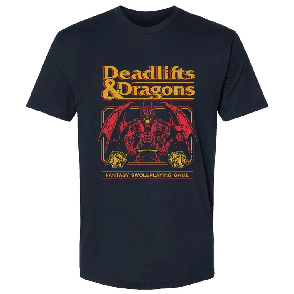 Deadlifts & Dragons - Midnight Navy - 2