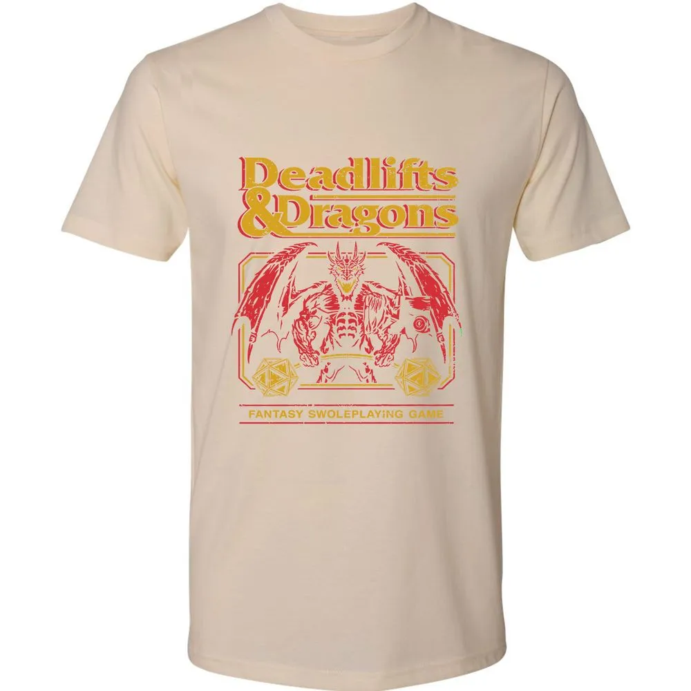 Deadlifts & Dragons - Cream - 14