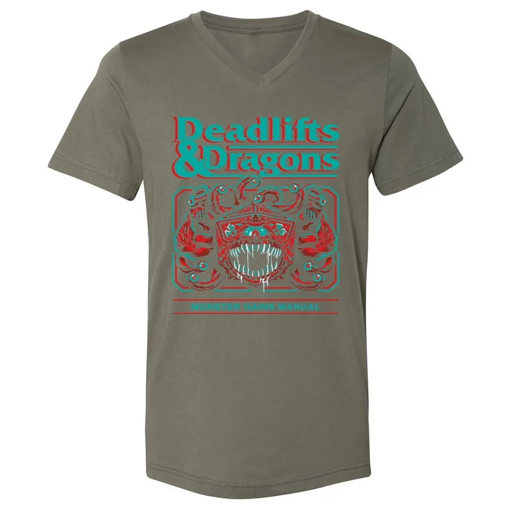 Deadlifts & Dragons Beholder - Military Green - 10