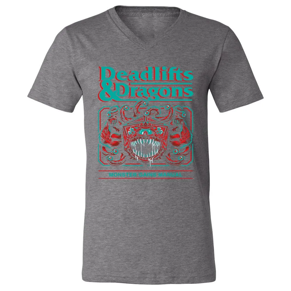 Deadlifts & Dragons Beholder - Deep Heather - 13