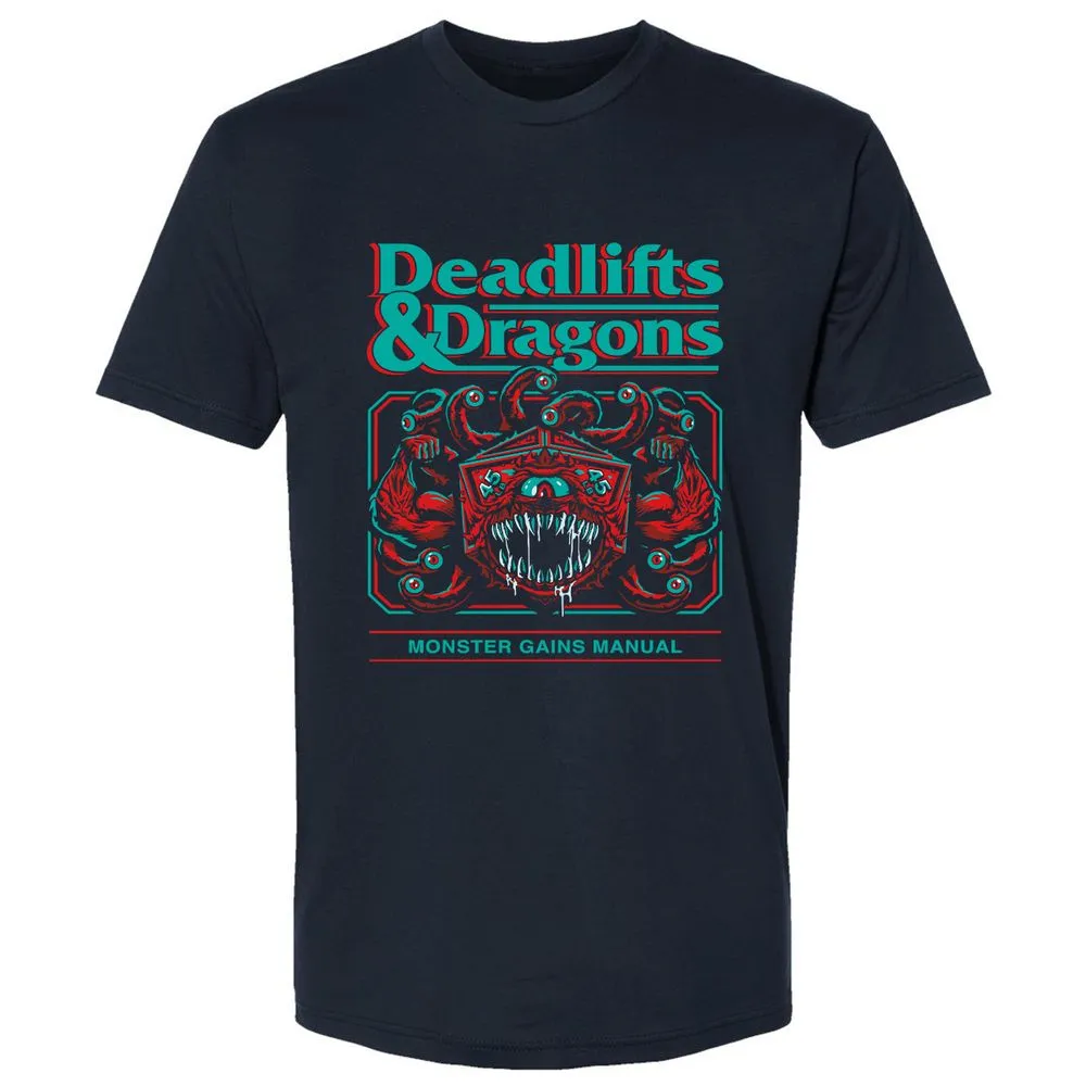 Deadlifts & Dragons Beholder - Midnight Navy - 2