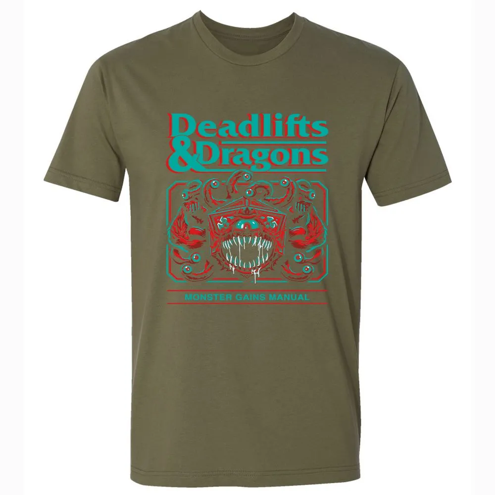 Deadlifts & Dragons Beholder - Military Green - 5