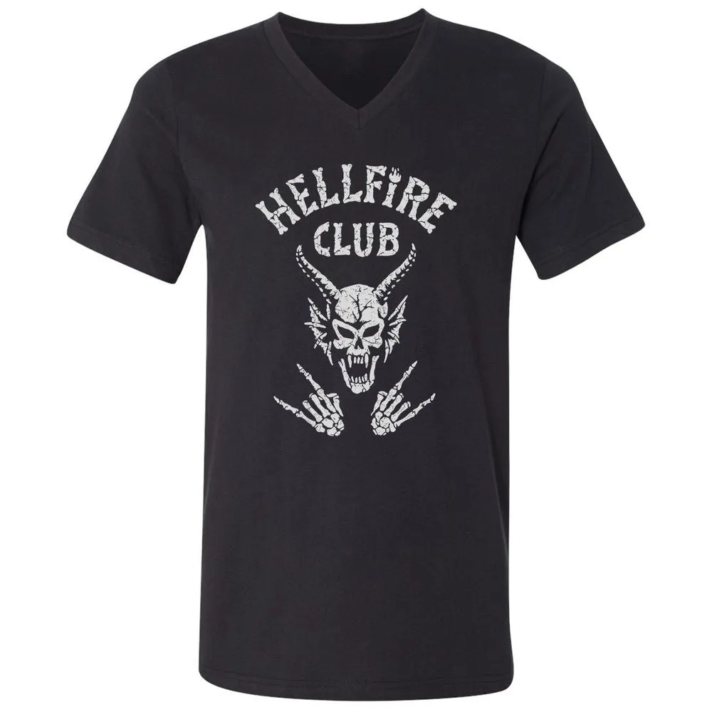 Hellfire Club Unisex V-Neck T-Shirt - Black - 1