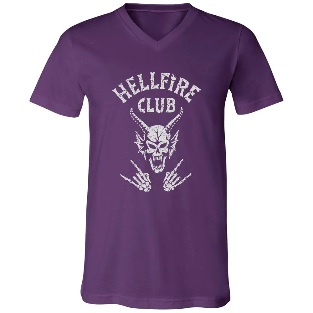 Hellfire Club Unisex V-Neck T-Shirt - Team Purple - 9