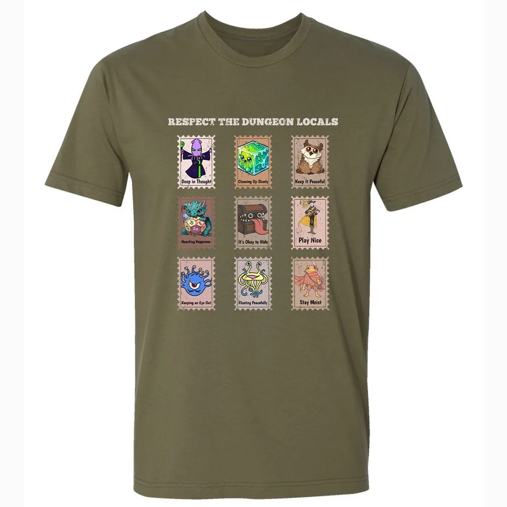 RESPECT THE DUNGEON LOCALS - Military Green - 5