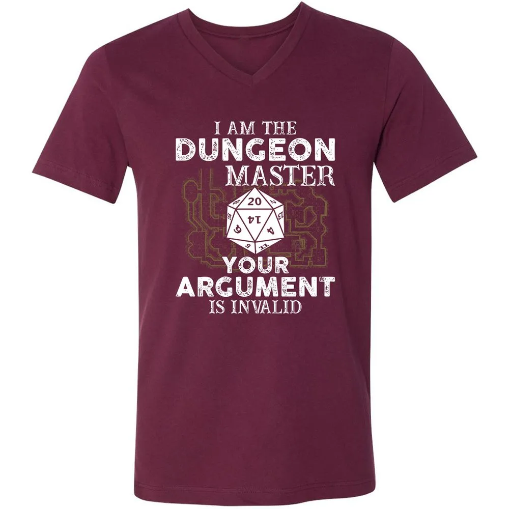I Am the Dungeon Master – Your Argument Is Invalid - Maroon - 6