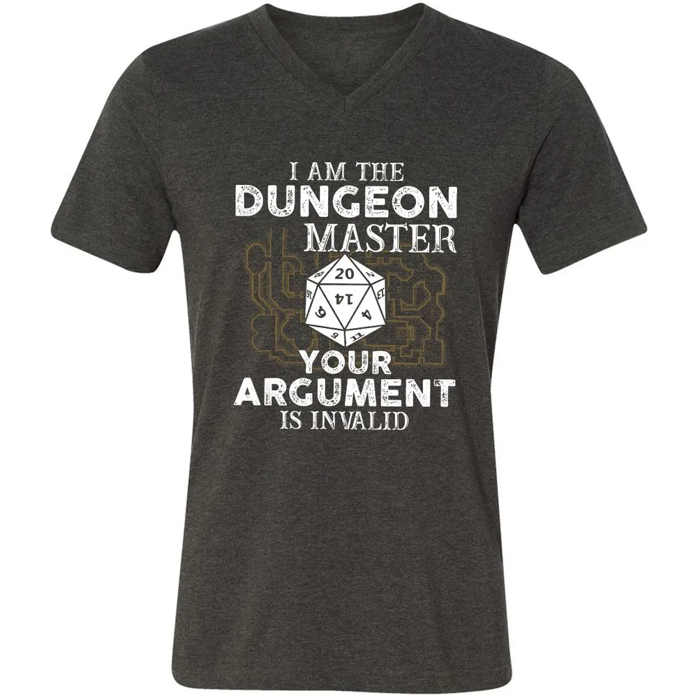 I Am the Dungeon Master – Your Argument Is Invalid - Dark Grey Heather - 8