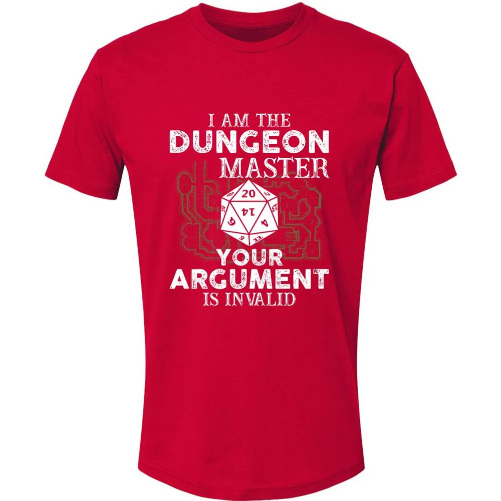 I Am the Dungeon Master – Your Argument Is Invalid - Red - 6