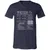 Writer Stats New Unisex V-Neck T-Shirt - Navy - 2