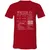Writer Stats New Unisex V-Neck T-Shirt - Red - 3
