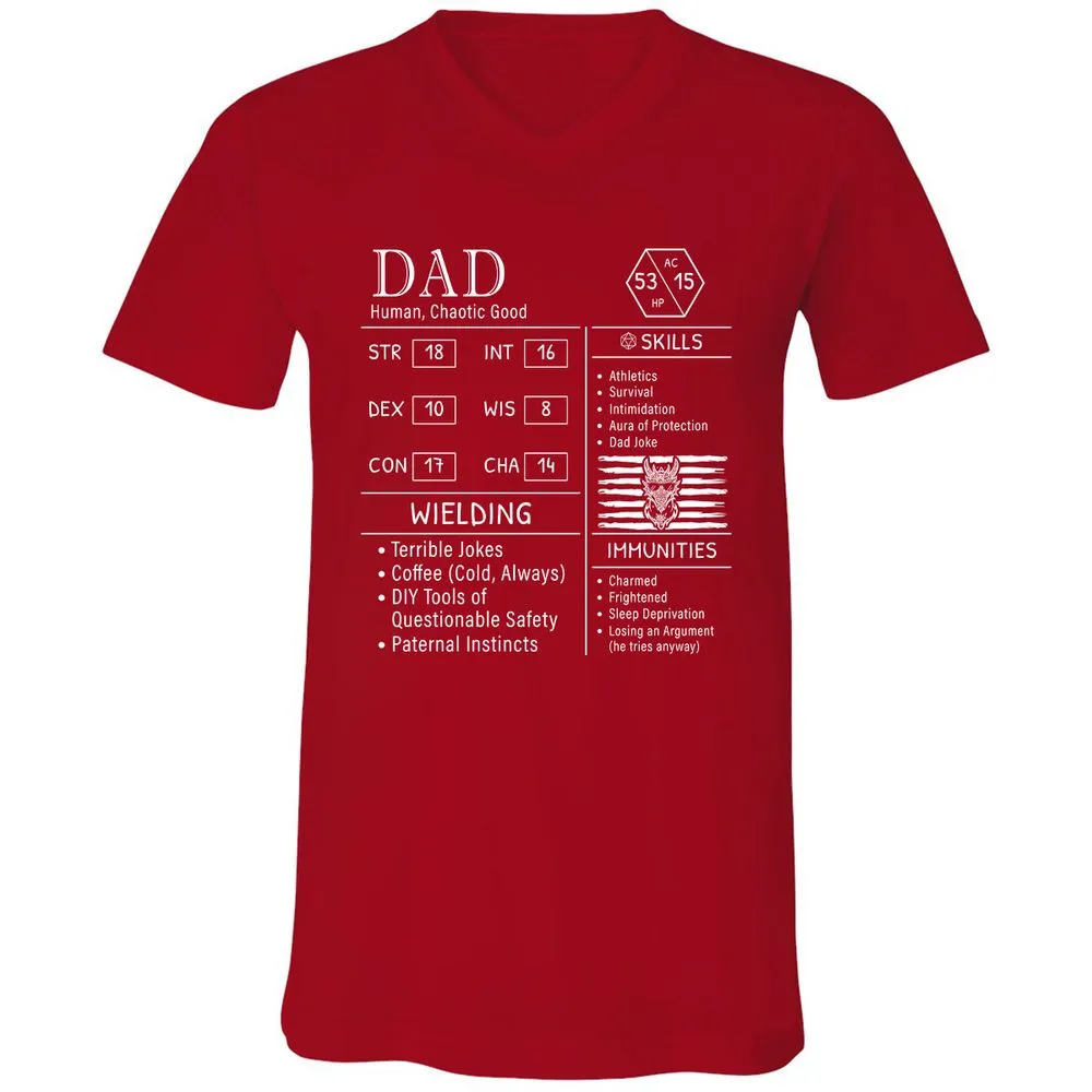 Dad Stats New - Red - 3