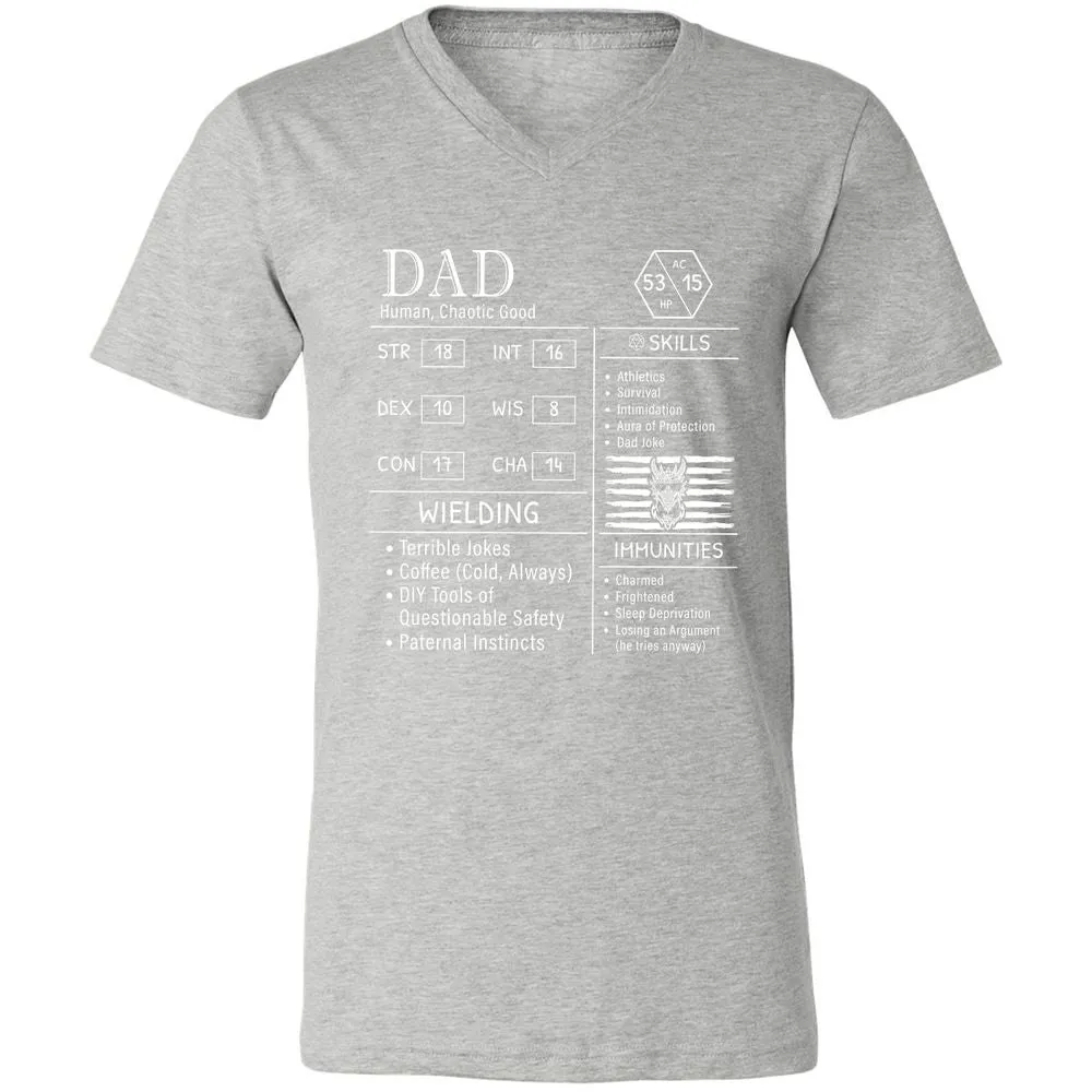 Dad Stats New - Athletic Heather - 7