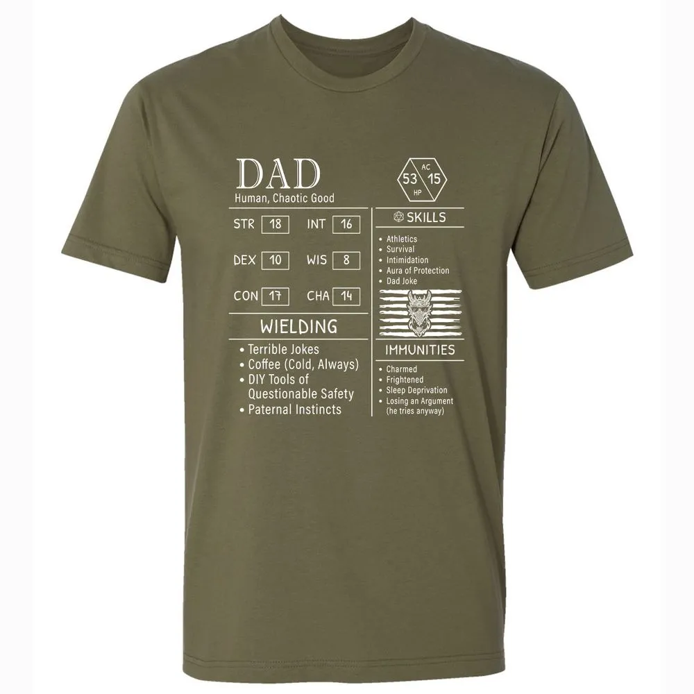 Dad Stats New - Military Green - 5