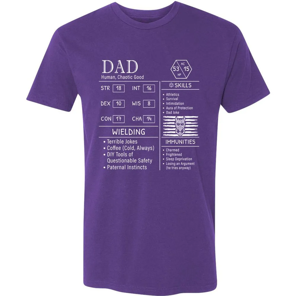 Dad Stats New - Purple Rush - 7