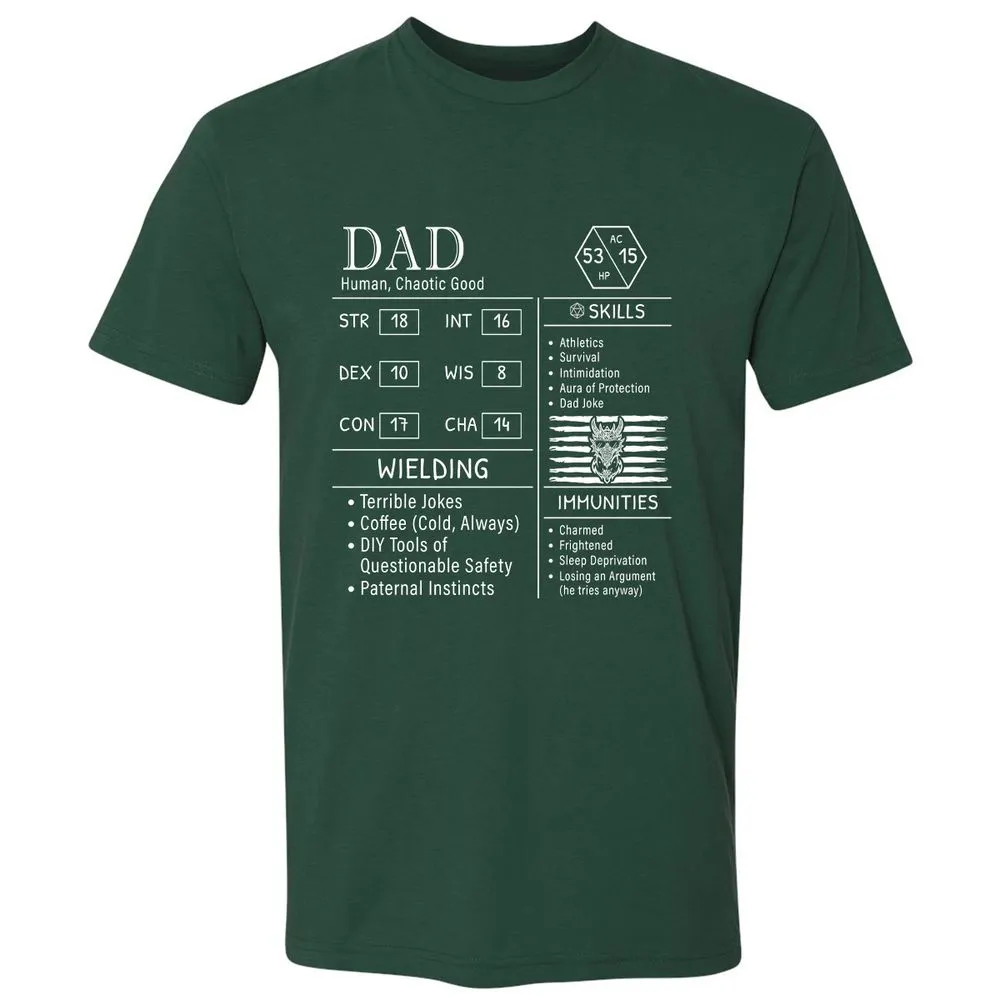 Dad Stats New - Forest Green - 13