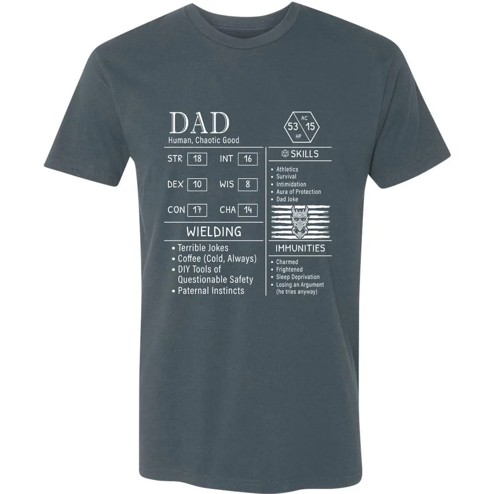 Dad Stats New - Indigo - 15