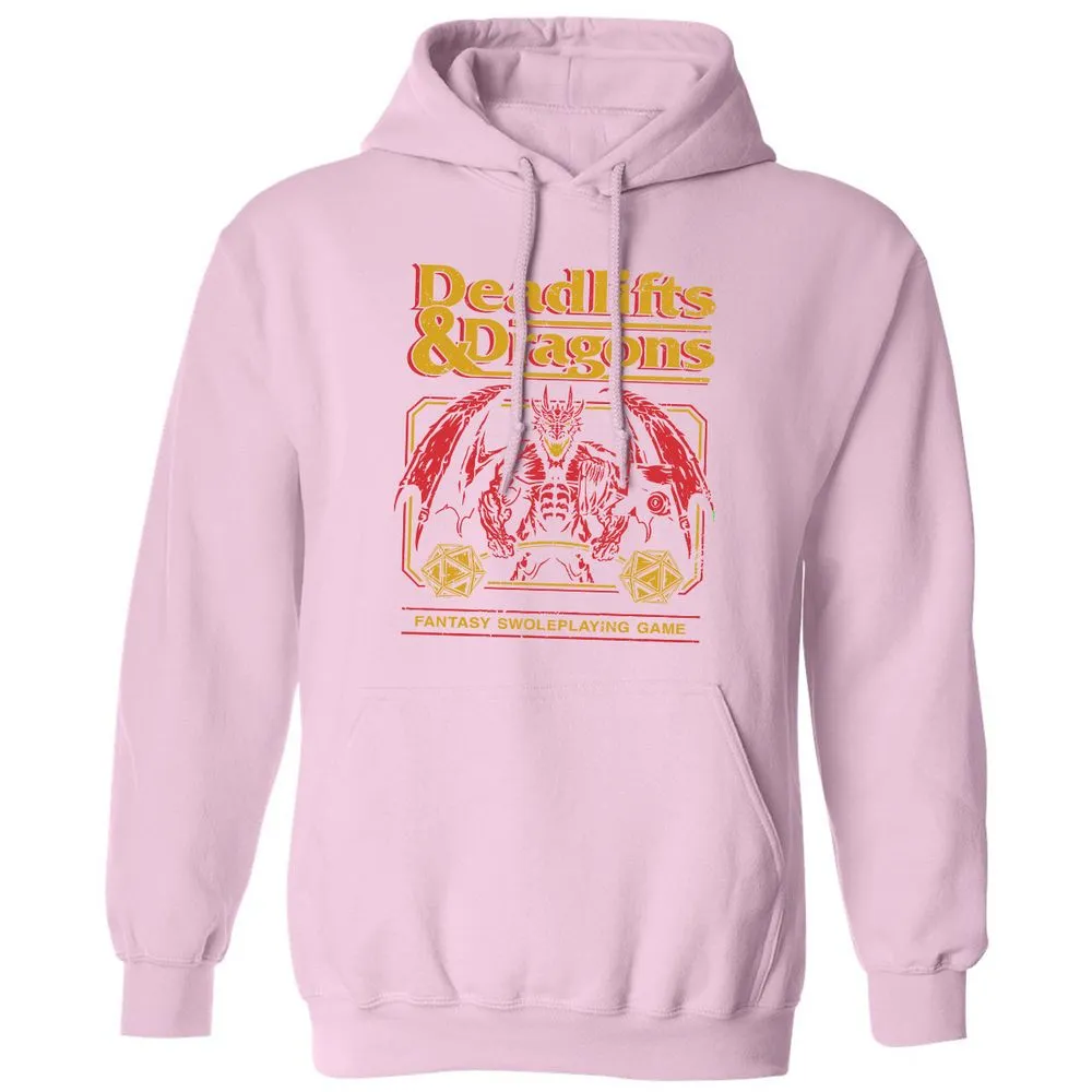 Deadlifts & Dragons - Light Pink - 3